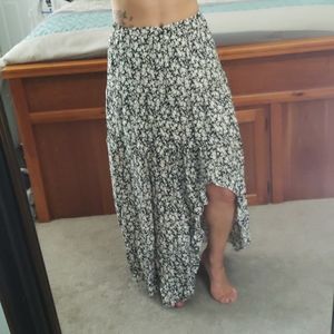 Floral Boho Skirt, Size M